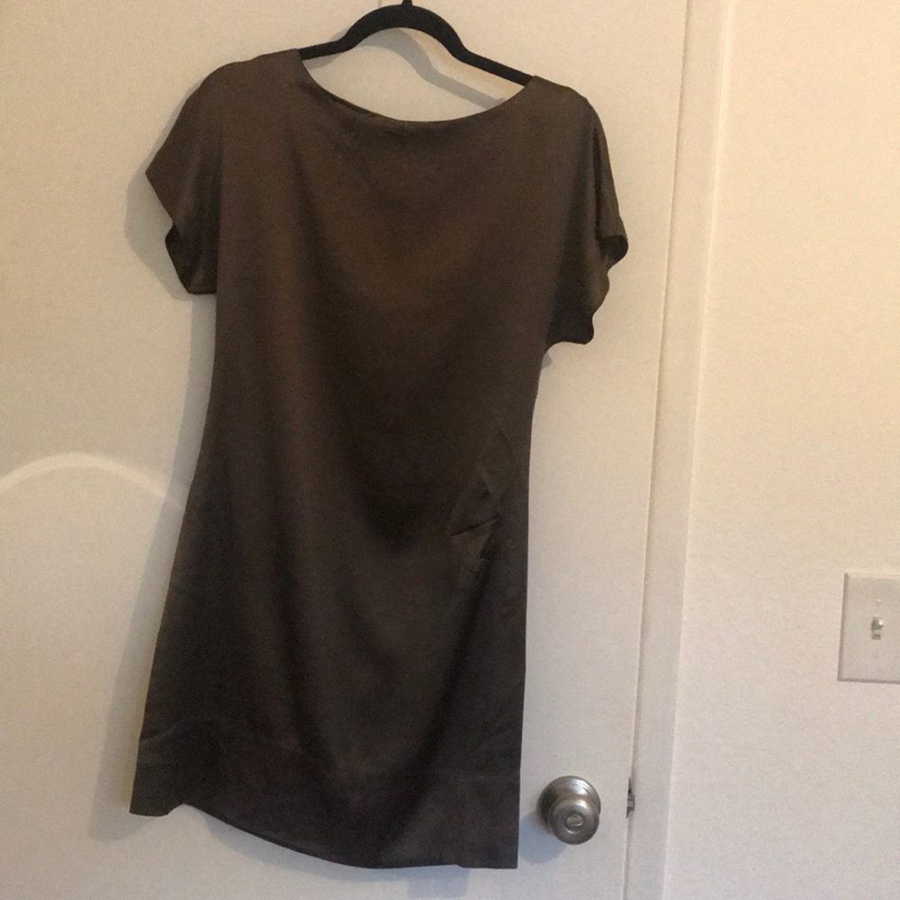 Banana republic silk brown dress